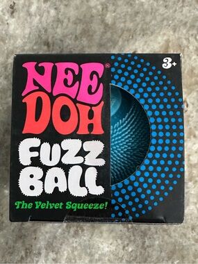 NeeDoh Fuzz Ball NWT Squishy Toy - Blue